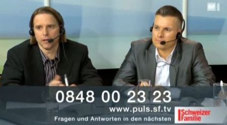 Andreas Krämer im Schweizer Fernsehen Puls - 12.12.11 - Telefonexperte