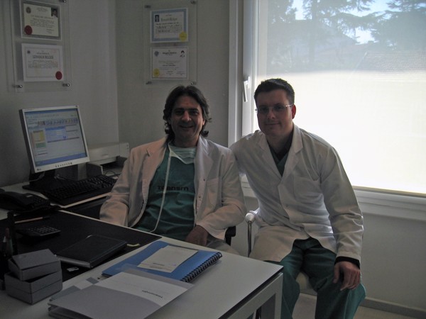 Dr. Hamiloglu links, Andreas Krämer rechts