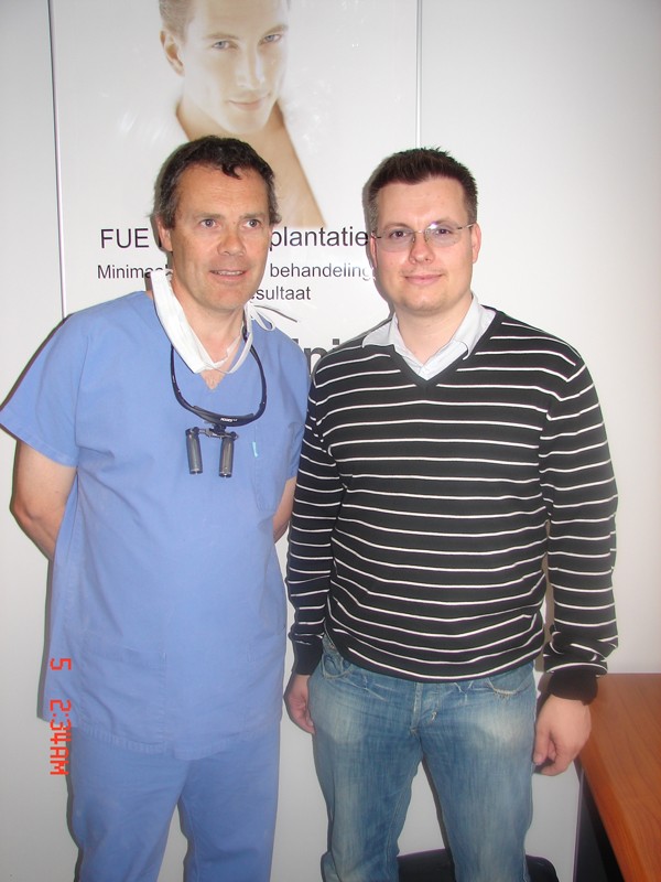 Dr. De Reys links, Andreas Krämer rechts