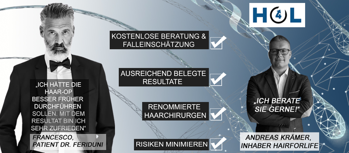 Haartransplantation Beratung Haartransplantation.de Hairforlife Banner 2025
