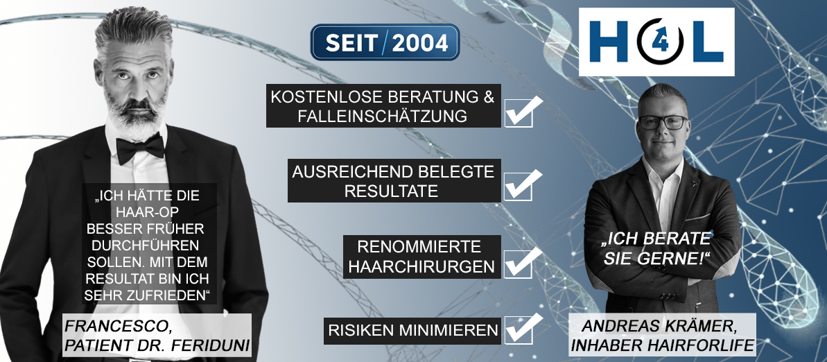 Haartransplantation Beratung Haartransplantation.de Hairforlife Banner 2026