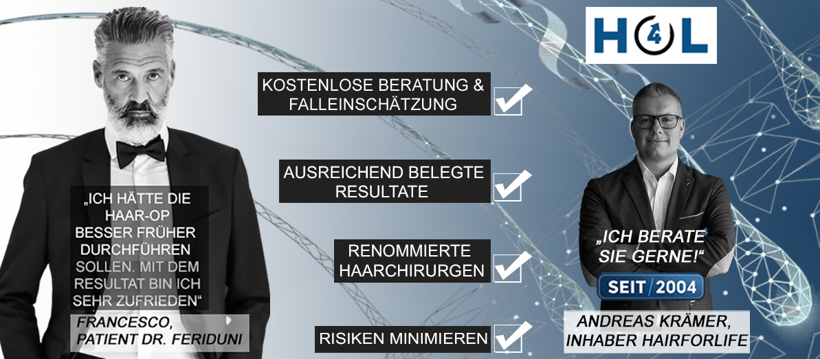 Haartransplantation Beratung Haartransplantation.de Hairforlife Banner 2026