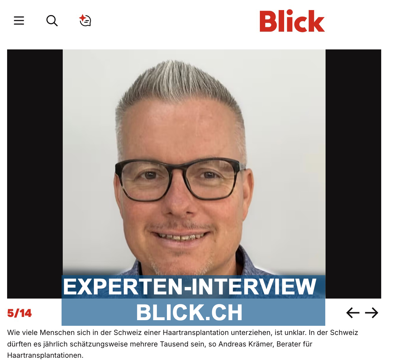 Andreas Krämer – Experteninterview Blick.ch