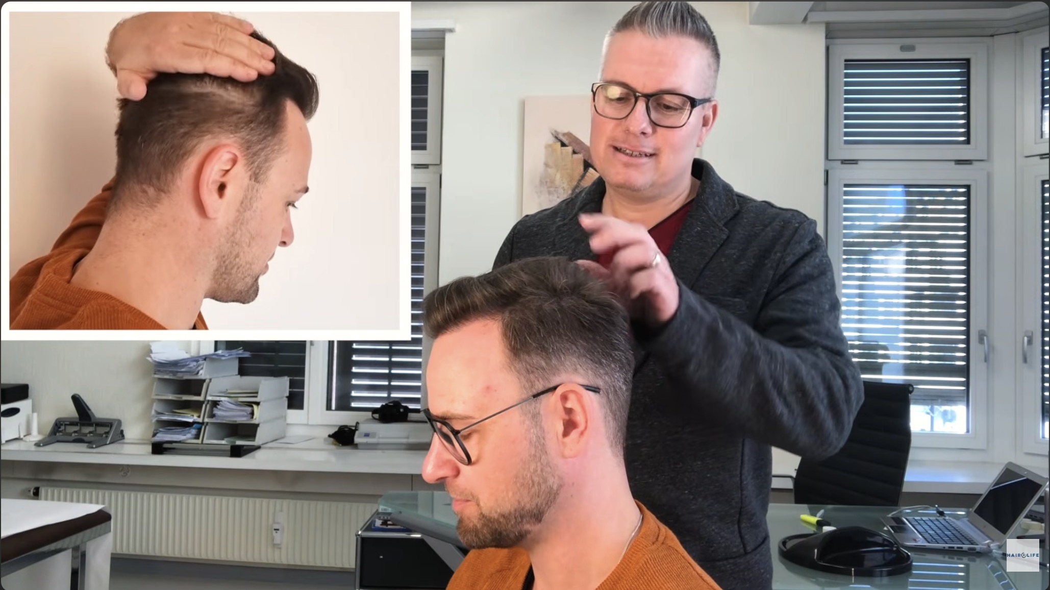 Andreas Krämer von Hairforlife bei einer persönlichen Beratung zur Haartransplantation